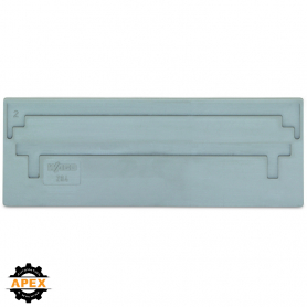 WAGO | 284-309 | SEPARATOR PLATE; 2 MM THICK; OVERSIZED; GRA