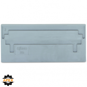 WAGO | 284-326 | SEPARATOR PLATE; 2 MM THICK; OVERSIZED; GRA