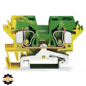 WAGO | 284-607 | 2-CONDUCTOR GROUND TERMINAL BLOCK; 10 MM&sup2;;