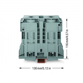 WAGO | 285-1185 | 2-CONDUCTOR THROUGH TERMINAL BLOCK; 185 MM