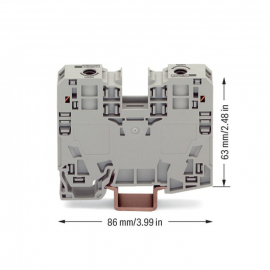 WAGO | 285-135 | 2-CONDUCTOR THROUGH TERMINAL BLOCK; 35 MM²;