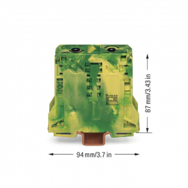 WAGO | 285-157/999-950 | 2-CONDUCTOR GROUND TERMINAL BLOCK;