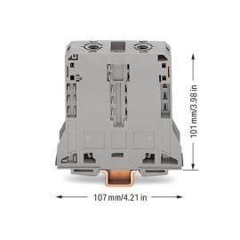 WAGO | 285-195 | 2-CONDUCTOR THROUGH TERMINAL BLOCK; 95 MM²;