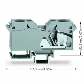 WAGO | 285-601 | 2-CONDUCTOR THROUGH TERMINAL BLOCK; 35 MM²;