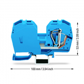 WAGO | 285-634 | 2-CONDUCTOR THROUGH TERMINAL BLOCK; 35 MM²;