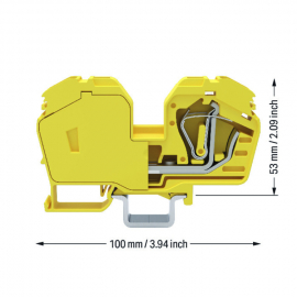 WAGO | 285-636 | 2-CONDUCTOR THROUGH TERMINAL BLOCK 35 MM²,