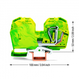 WAGO | 285-637/999-950 | 2-CONDUCTOR GROUND TERMINAL BLOCK 2