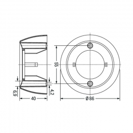 WAGO | 2851-8303 | DALI MSENSOR 02 5DPI 41RS (SURFACE I