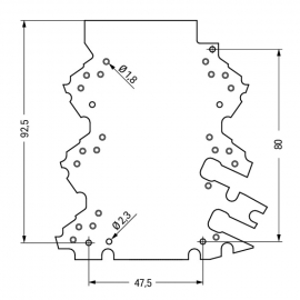 WAGO | 2857-192/3140-000 | STRIPBOARDS 3-2 CONNECTION LEVELS