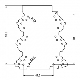 WAGO | 2857-193/3140-000 | STRIPBOARDS 3-3 CONNECTION LEVELS