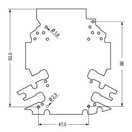 WAGO | 2857-194/3140-000 | STRIPBOARDS 1-1 CONNECTION LEVELS