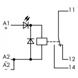 WAGO | 286-304/004-000 | REL DC 24V, GRAY