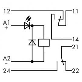 WAGO | 286-312 | RELAY MODULE RELAY WITH 2U, GRAY