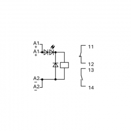 WAGO | 286-320 | RELAY MODULE; NOMINAL INPUT VOLTAGE: 24 VDC