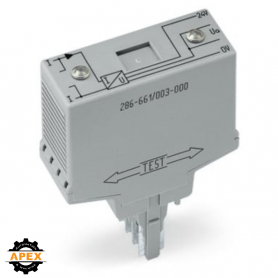 WAGO | 286-661 | CURRENT FLOW MONITORING MODULE AC, LIGHT GR