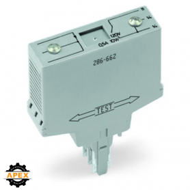 WAGO | 286-662 | CURRENT FLOW MONITORING MODULE DC 0.4 A – 3