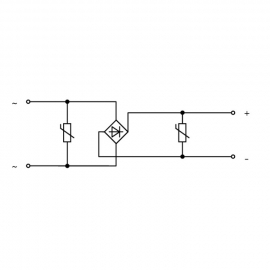 WAGO | 286-830 | RECT-MOD 24VAC VDR, GRAY