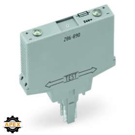 WAGO | 286-890 | COMPONENT MODULE WITH FUSE, 5X20 24VAC/DC,