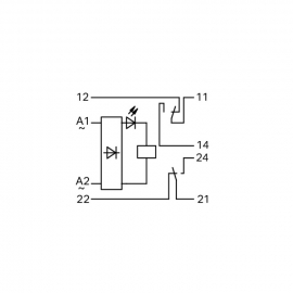 WAGO | 288-512 | REL AC/DC 24V, GRAY