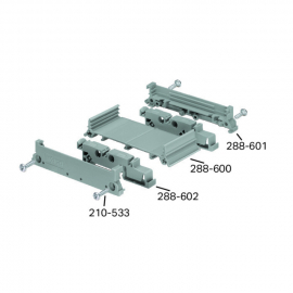 WAGO | 288-600 | TRACK SECTION SIZE 1 1 M LONG, GRAY