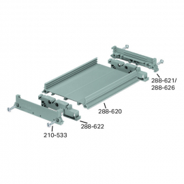 WAGO | 288-622 | FIXING FOOT FOR DIN 35 RAIL GRAY