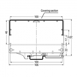 WAGO | 288-627 | COVER SIZE 2 1 M LONG, TRANSPARENT