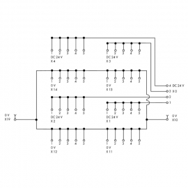 WAGO | 288-870/000-030 | POTENTIAL DISTRIBUTION MODULE; 4 PO