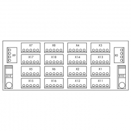 WAGO | 288-870/000-040 | POTENTIAL DISTRIBUTION MODULE; 8 PO