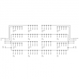 WAGO | 288-870/000-040 | POTENTIAL DISTRIBUTION MODULE; 8 PO