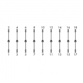 WAGO | 289-105 | COMPONENT MODULE-D 9X 1N5408