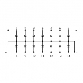 WAGO | 289-111 | COMPONENT MODULE-D 14X 1N4007