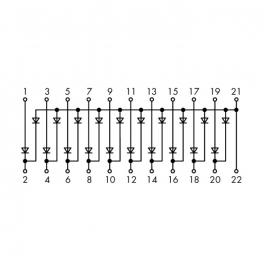 WAGO | 289-151 | COMPONENT MODULE WITH DIODE