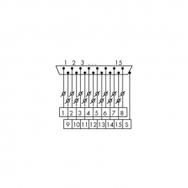 WAGO | 289-720 | INTERFACE MODULE SUB-D M