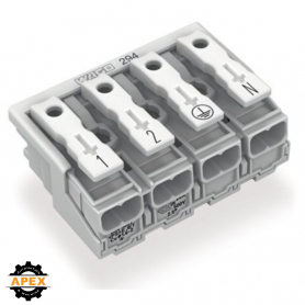 WAGO | 294-4014 | LIGHTING CONNECTOR; PUSH-BUTTON, EXTERNAL;