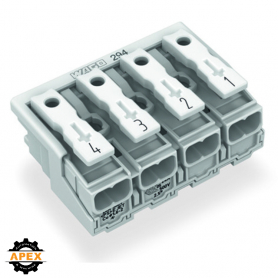WAGO | 294-4044 | LIGHTING CONNECTOR; PUSH-BUTTON, EXTERNAL;