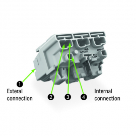 WAGO | 294-8013 | LIGHTING CONNECTOR; PUSH-BUTTON, EXTERNAL;