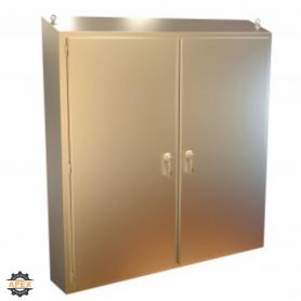 N4X SLOPE TOP 2 DOOR FREESTANDING ENCL W/PANEL - 74 X 75 X 1