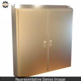 N4X SLOPE TOP 2 DOOR FREESTANDING ENCL W/PANEL - 74 X 75 X 1