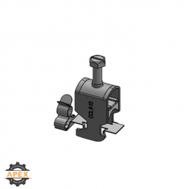 EMC SHIELD CLAMPS FOR 30 MM DIN RAIL SHAPE C