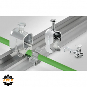 EMC SHIELD CLAMPS FOR 30 MM DIN RAIL SHAPE C