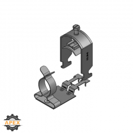 EMC SHIELD CLAMPS FOR 30 MM DIN RAIL SHAPE C