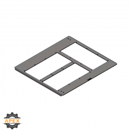 KDR-BMP ENCLOSURE BASE PLATE FOR MODULE PLATE