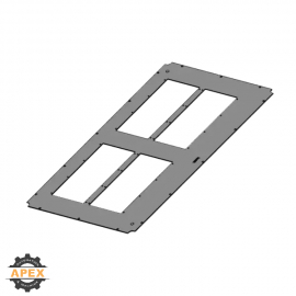 KDR-BMP ENCLOSURE BASE PLATE FOR MODULE PLATE