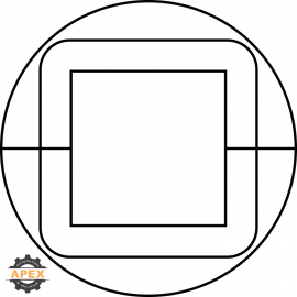 ICOTEK | 45134 | KVT SNAP - 40  GREY - WITHOUT LOCK NUT