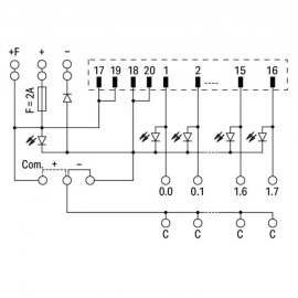 WAGO | 704-2024 | INTERFACE MODULE FOR SYSTEM WIRING; PLUGGA