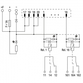 WAGO | 704-5024 | INTERFACE MODULE FOR SYSTEM WIRING; PLUGGA