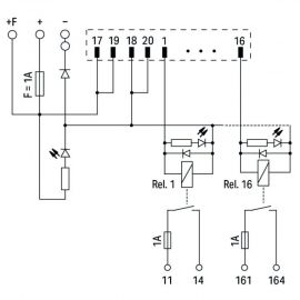 WAGO | 704-5234 | INTERFACE MODULE FOR SYSTEM WIRING; PLUGGA