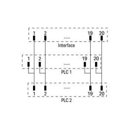 WAGO | 704-9004 | INTERFACE MODULE FOR SYSTEM WIRING; PLUGGA