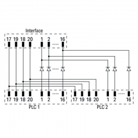 WAGO | 704-9014 | INTERFACE MODULE FOR SYSTEM WIRING; PLUGGA