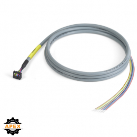 CONNECTION CABLE; 10-POLE; PLUGGABLE CONNECTOR PER DIN 41651